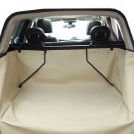 HONCENMAX Dog Cargo Liner Cover - Car Boot Liner Protector Waterproof - Pet Seat Cover Floor Mat Nonslip Universal for Car SUV Truck Jeeps Vans Beige