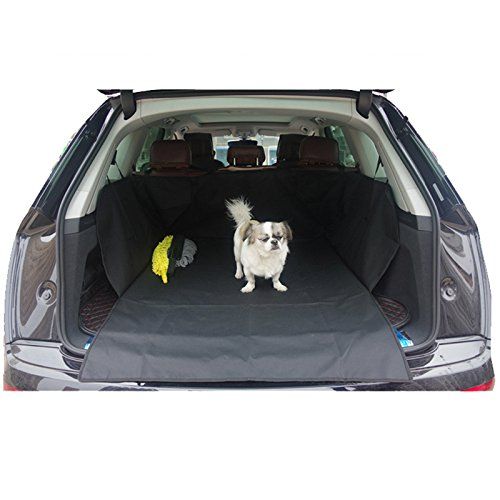  HONCENMAX Dog Cargo Liner Cover - Car Boot Liner Protector Waterproof - Pet Seat Cover Floor Mat Nonslip Universal for Car SUV Truck Jeeps Vans Beige