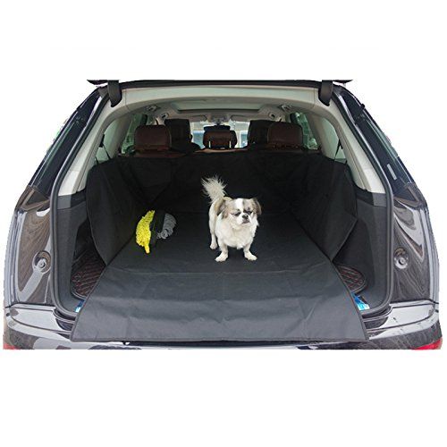  HONCENMAX Dog Cargo Liner Cover - Car Boot Liner Protector Waterproof - Pet Seat Cover Floor Mat Nonslip Universal for Car SUV Truck Jeeps Vans Black