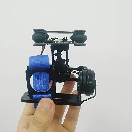  HONG YI-HAT 2 Axis Gimbal Stabilizer 2-6S Drone Aerial Photography Gimbal w/ 2204 Motors 5-28V Plug and Play PTZ for GoPro DJI Phantom 2 Drone Spare Parts