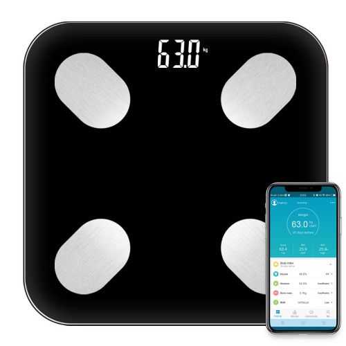 HONGLIAN Bluetooth Smart Body Fat Scale Measuring Fat Weighing Scale Accurate Home Electronic Body Scale...
