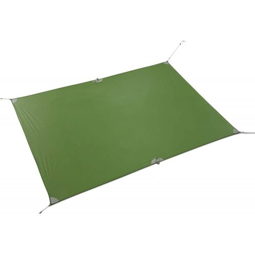  HONGYIFEI2021 Tent Tarps 6.9 x 4.9 FT Ultralight Tarp Cover Tent Shelter 15D Nylon Silicone Mini Sun Shelter Camping Mat Tent，160g，Dark Green for Backpacking, Hiking (Color : 15D D