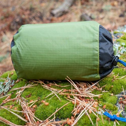  HONGYIFEI2021 Tent Tarps 6.9 x 4.9 FT Ultralight Tarp Cover Tent Shelter 15D Nylon Silicone Mini Sun Shelter Camping Mat Tent，160g，Dark Green for Backpacking, Hiking (Color : 15D D