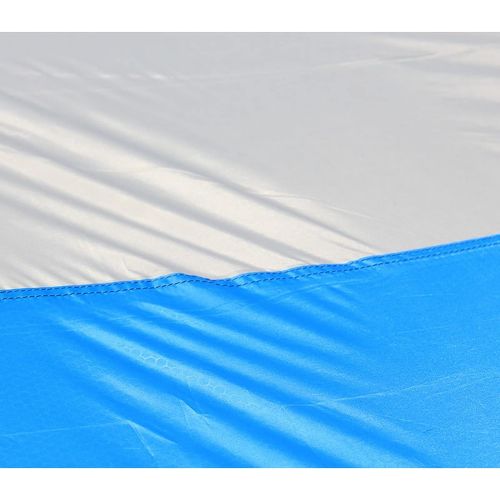  HONGYIFEI2021 Tent Tarps Waterproof Portable Polyester Sun Shelter Beach Tent Tarp 4-8 Person Lightweight Shelter Sun Shade Awning Canopy 2000mm Waterproof for Camping Hiking Fishing Picnic for