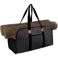 HONGYIFEI2021 Firewood Bag Storage Holder Carrier Canvas Firewood Bag Durable Fire Wood Tote Outdoor Portable Organizer Fireplace Wood Stove Fireplace Tools (Color : A)