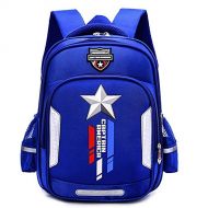 HONGYUAN Blue Kindergarten Backpack Child Book Bag Durable Boy School Bags for Kid Elementary Student Bookbags for Children