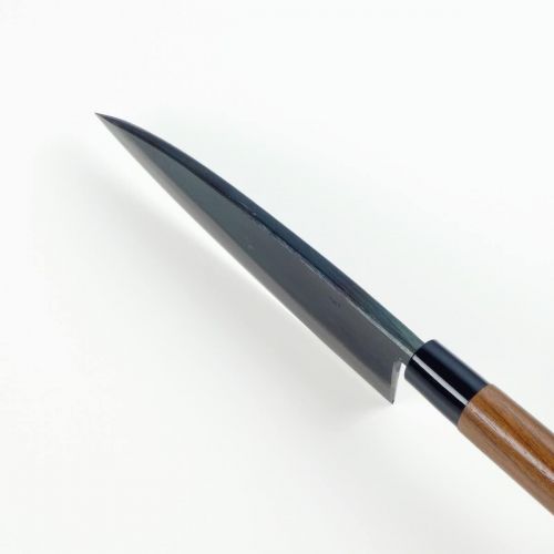  [아마존베스트]HONMAMON MOTOKANE Deba Hocho (Good for Fish Dressing) 180mm(abt 7.1 Inch), Blade Edge :Aogami Steel Kuro Uchi, Double Bevel