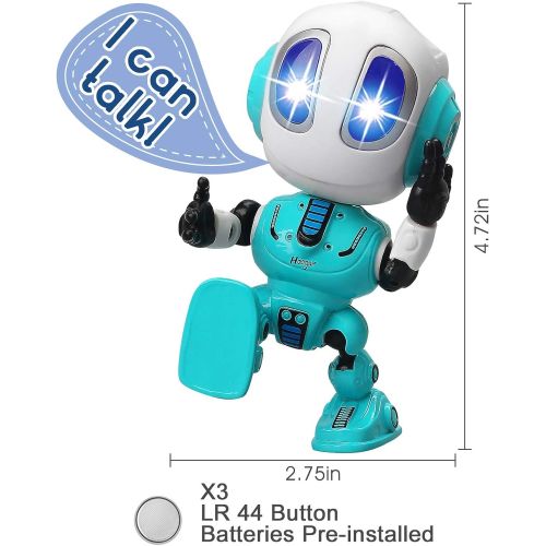  [아마존베스트]Hoogar Talking Robots for Kids and Adults, Cool Robot Toys for Age 3 4 5 6 7 8+ Year Old Boys Girls, Birthday Gifts for Kids, Voice Recording, Repeat What You Say