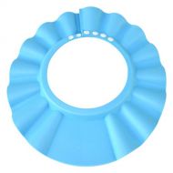 [아마존베스트]HOOYEE Safe Shampoo Shower Bathing Protection Bath Cap Soft Adjustable Visor Hat for Toddler, Baby, Kids, Children (Blue)