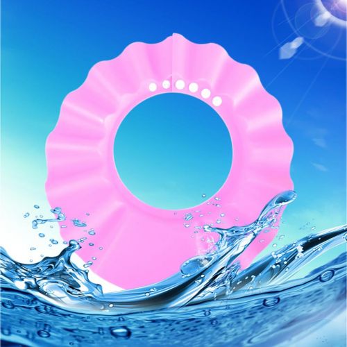  [아마존베스트]HOOYEE Safe Shampoo Shower Bathing Protection Bath Cap Soft Adjustable Visor Hat for Toddler,...