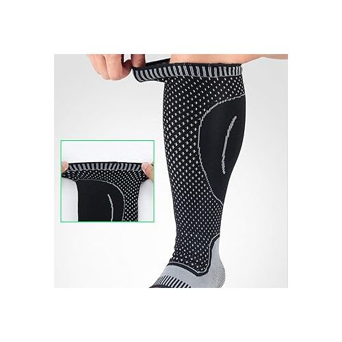  Compression Socks Calf Foot Sleeves for Ankle Heel Plantar Fasciitis Support Increase Blood Circulation Relieve Arch Pain Shin Splints Reduce Swelling