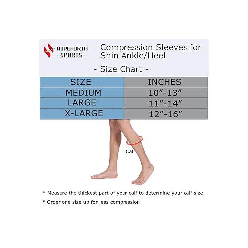 Compression Socks Calf Foot Sleeves for Ankle Heel Plantar Fasciitis Support Increase Blood Circulation Relieve Arch Pain Shin Splints Reduce Swelling