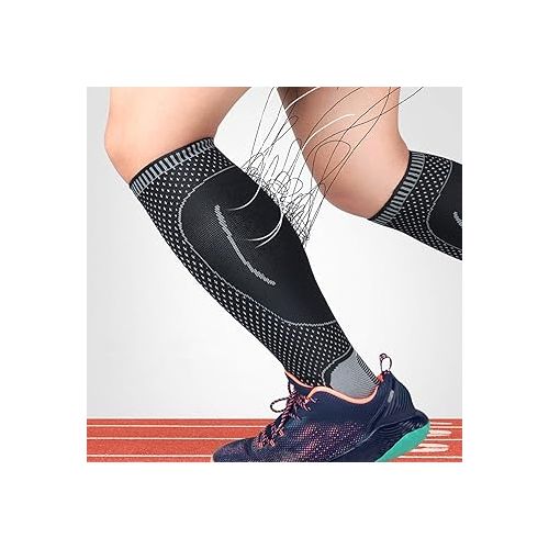  Compression Socks Calf Foot Sleeves for Ankle Heel Plantar Fasciitis Support Increase Blood Circulation Relieve Arch Pain Shin Splints Reduce Swelling