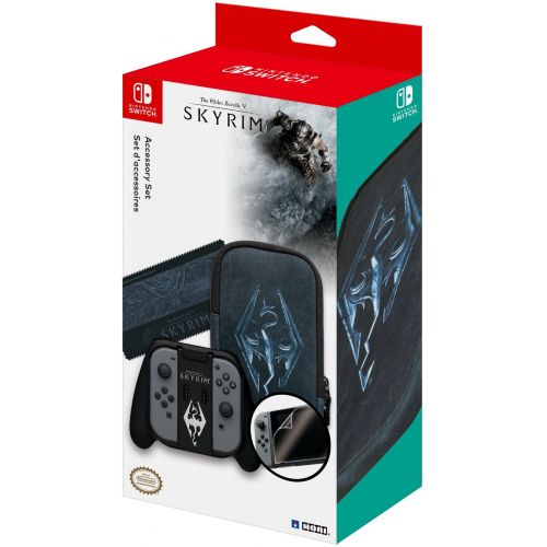  HORI The Elder Scrolls V Skyrim Limited Edition Accessory Set Officially Licensed by Nintendo & Bethesda for Nintendo Switch