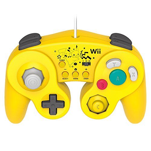  Hori Classic Controller for Wii U Pikachu (benefits Wii remote control sheet (Pikachu) included)