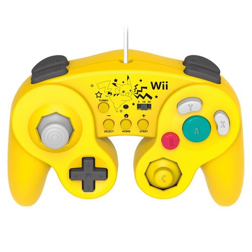  Hori Classic Controller for Wii U Pikachu (benefits Wii remote control sheet (Pikachu) included)