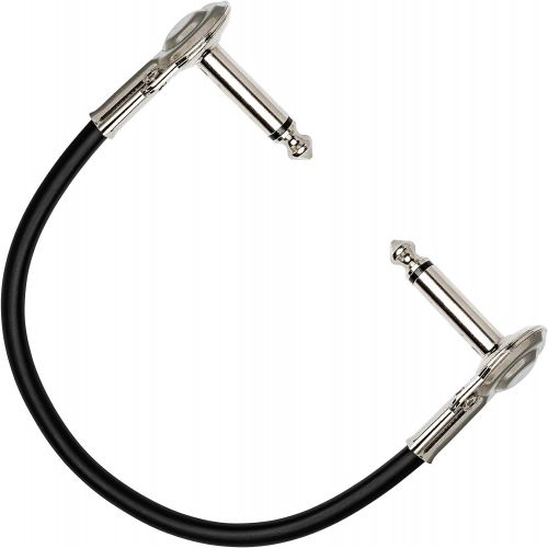  Hosa IRG-600.5 Low-Profile Right Angle Guitar Patch Cable, 6 Inch (6 Pieces)