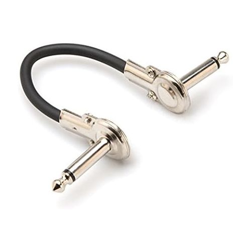  Hosa IRG-100.5 Low-Profile Right Angle Guitar Patch Cable, 6 Inch