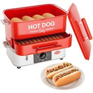 [아마존베스트]HOT DOG WORLD - Large Hot Dog Party Steamer, Hot Dog Maker