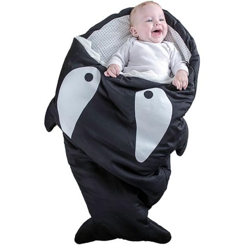  HOT SEAL Shark Bites Baby Sleeping Bag Newborn Sacks Swaddling Blanket