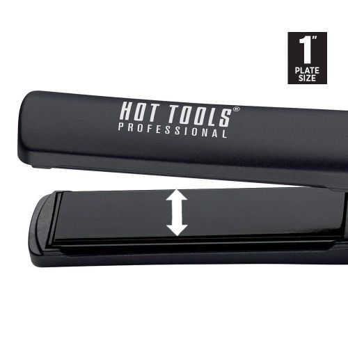  Hot Tools HOT TOOLS Professional Fast Heat Up Nano Ceramic Flat Iron, 1 Inch
