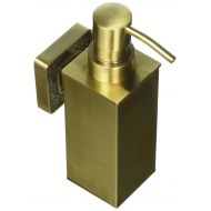 HOTBASIN Wall Mount Bath Hand Soap Dispenser Liquid Soap Bathroom Dispenser Polished Brass Finis Rectangular Shape