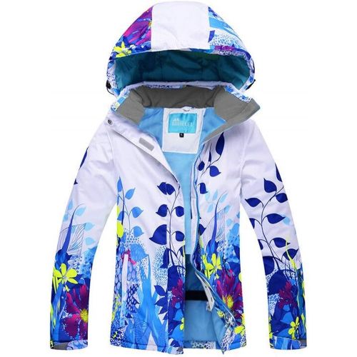  HOTIAN Women Colorful Ski Jacket Wear Waterproof Warm Snow Jacket Outdoor Mountain Winter Coat