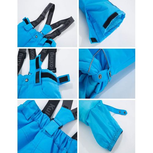  HOTIAN Boys Snow Jacket Pants Ski Suit Windproof Waterproof Winter Coats (US 4 - US 16)