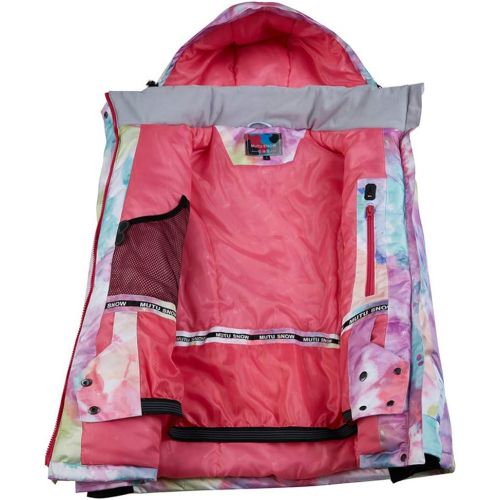  HOTIAN Womens Snow Ski Jacket Windproof Waterproof Outdoor Mountain Snowboarding Jacket