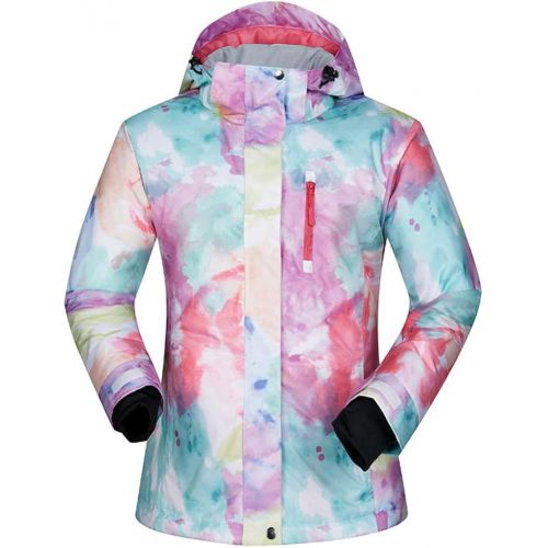  HOTIAN Womens Snow Ski Jacket Windproof Waterproof Outdoor Mountain Snowboarding Jacket