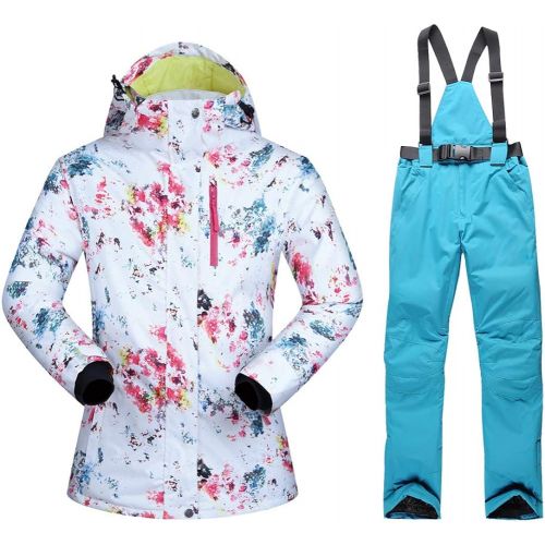  HOTIAN Womens Snow Ski Jacket Windproof Waterproof Outdoor Mountain Snowboarding Jacket