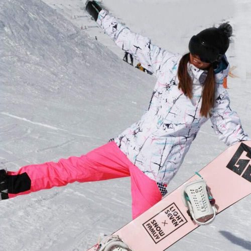  HOTIAN Womens Ski Snowboard Jacket Waterproof Snow Jacket Pants Set Winter Coats