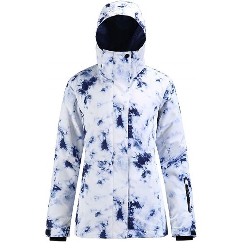  HOTIAN Womens Ski Snowboard Jacket Waterproof Snow Jacket Pants Set Winter Coats