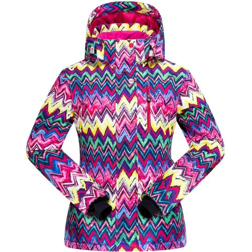  HOTIAN Girls Windproof Snow Jacket Insulated Ski Jacket + Pants Snowsuit (US 4 - US 16)