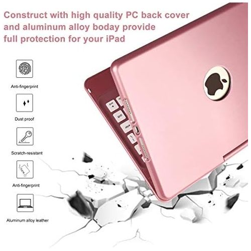  [아마존베스트]HOTLIFE 10.2 inch iPad Case with Keyboard,Keyboard Case for iPad 8th Generation&iPad 7th Gen,10 Color Backlit-360 Rotatable-BT 5.0 Keyboard Case for iPad 8th/7th,Auto Sleep/Wake Case iPad