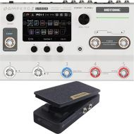 HOTONE Ampero II Stage MP-380 + Ampero Press Volume EXP Bundle Multi-Effects Processor Touch Screen Guitar Bass Amp Modeling IR Cabinets Simulation FX Loop MIDI I/O Stereo OTG USB Audio Interface
