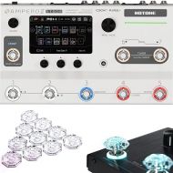 HOTONE Ampero II Stage MP-380 + Karat Cap Bundle Multi-Effects Pedal Processor Touch Screen Guitar Bass Amp Modeling IR Cabinets Simulation Dual Chains FX Loop MIDI I/O Stereo OTG USB Audio Interface