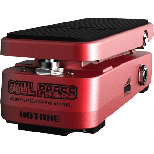  Hotone Soul Press Wah Volume Expression Pedal w/ 2 Patch Cables