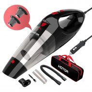 Car Vacuum Cleaner High Power, HOTOR Vacuum for Car, Best Car Vacuum, Handheld Portable Auto Vacuum Cleaner Powered by 12V Outlet of Car, Come with 1 Extra Stainless Steel HEPA Fil