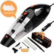 [아마존 핫딜] [아마존핫딜]Car Vacuum, HOTOR Corded Car Vacuum Cleaner High Power for Quick Car Cleaning, DC 12V Portable Auto Vacuum Cleaner for Car Use Only - Orange