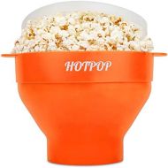 [아마존베스트]HOTPOP Silicone Popcorn Popper, Orange