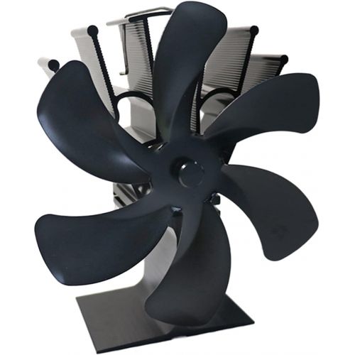  HOUHOU Ston Store 6 Blade Fireplace Fan Powered Stove Fan for Wood/Log Burner/Fireplace
