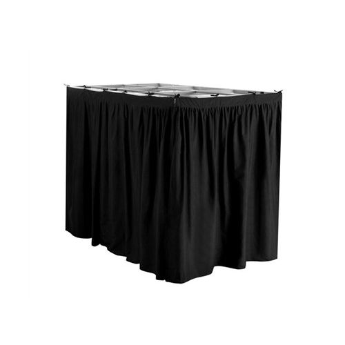  HOUSE DormCo Extended Bed Skirt Twin XL (3 Panel Set) - Black