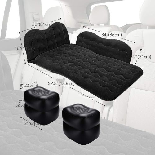  HOUSE DAY Car Bed Air Mattress for SUV RV Sleeping Pad 1000LB Super Bearing Capacity Camping Travel Bed for Truck Back Seat Tent with Pump Inflatable Mattress for Jeep Sedan Miniva