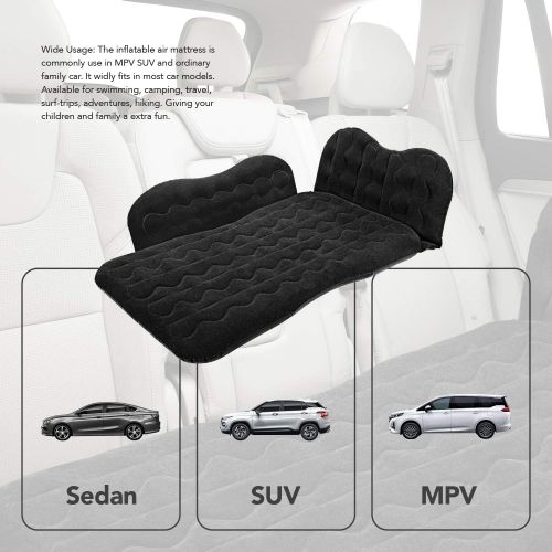  HOUSE DAY Car Bed Air Mattress for SUV RV Sleeping Pad 1000LB Super Bearing Capacity Camping Travel Bed for Truck Back Seat Tent with Pump Inflatable Mattress for Jeep Sedan Miniva