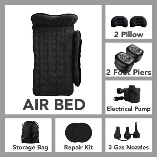  HOUSE DAY Car Bed Air Mattress for SUV RV Sleeping Pad 1000LB Super Bearing Capacity Camping Travel Bed for Truck Back Seat Tent with Pump Inflatable Mattress for Jeep Sedan Miniva