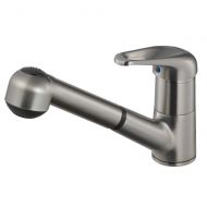 HOUZER Houzer GAIPO-361-BN Gaia Pull Out Kitchen Faucet Brushed Nickel