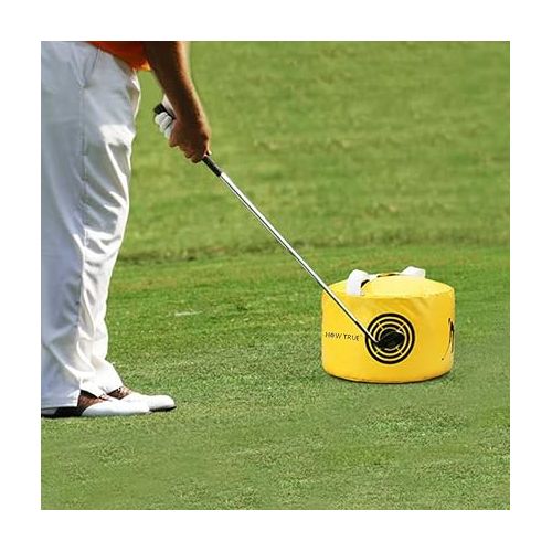  Golf Smash Bag Golf Swing Trainer - Golf Training Aid for Impacting Golf Training