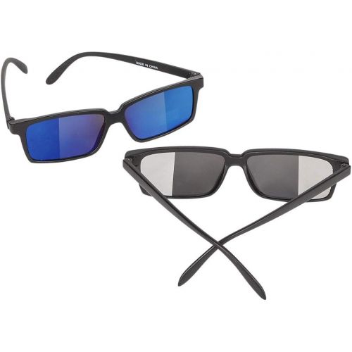  [아마존베스트]HOWBOUTDIS (3) Spy Glasses for Kids - See Behind You Sunglasses with Rear View Mirrors - Party Favor - Detective or Secret Agent Prop - Novelty Gag Gift or Prize for The Spy That L
