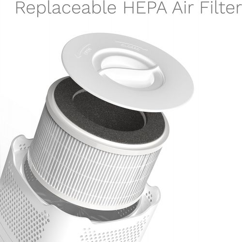  hOmeLabs HEPA Filter Replacement - Fits HME020020N 3-in-1 Compact Ionic HEPA Air Purifier